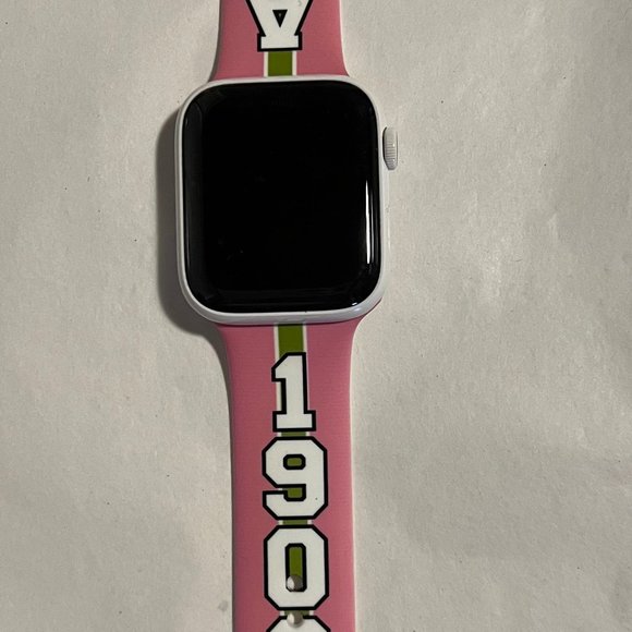 Alpha Kappa Alpha Apple Watch Band Size 38/40/41 mm Bold Pink - Picture 3 of 6
